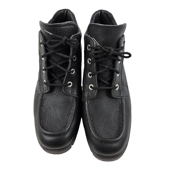 Rohde Ankle Boots Womes Size 7.5M Black Lace Up SympaTex Snow Hiking Lined - Picture 2 of 9